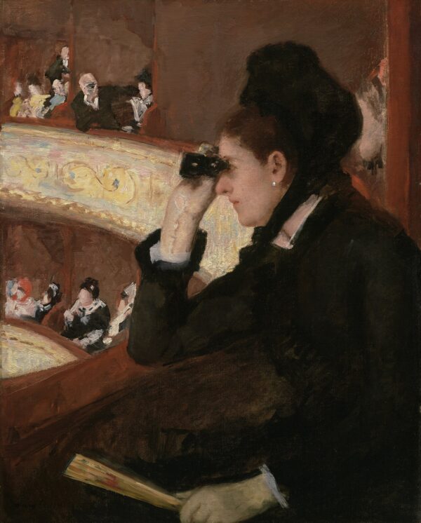 In the Loge - by Mary Cassatt