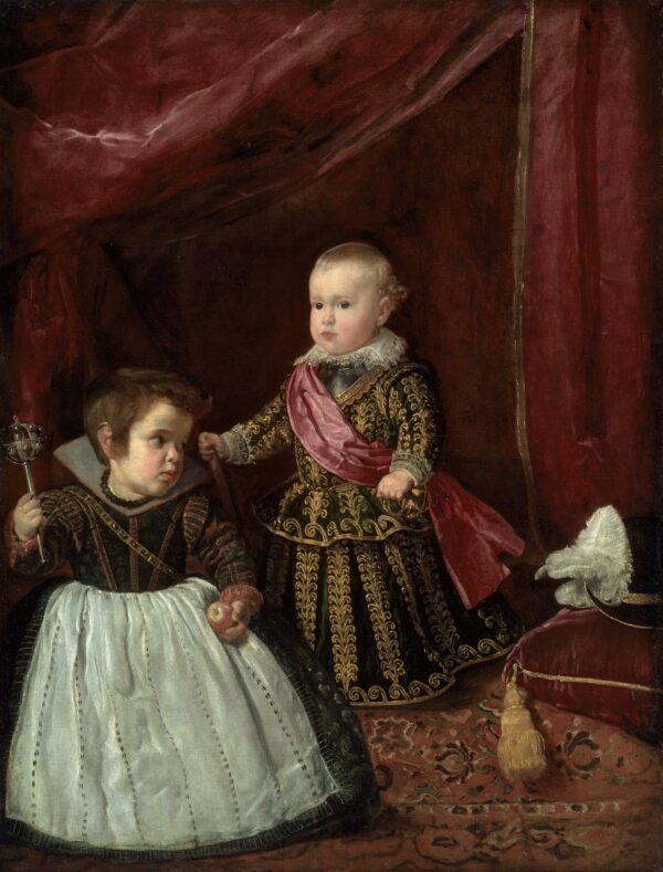 Don Baltasar Carlos with a Dwarf - by Diego Velázquez