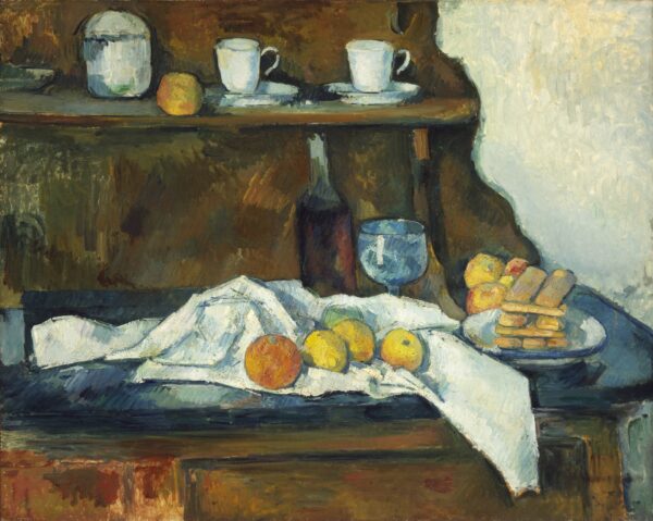 The Buffet - by Paul Cézanne