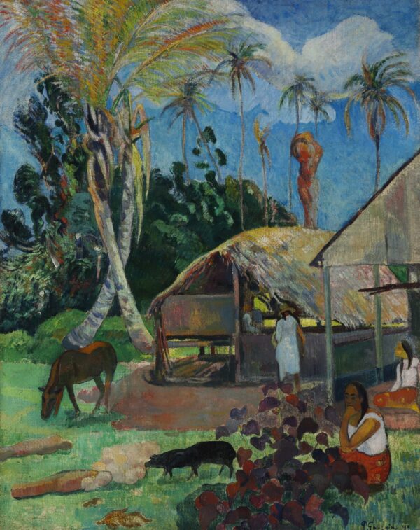 The Black Pigs - by Paul Gauguin