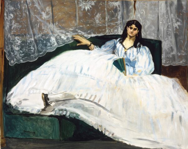 Lady with a Fan - by Édouard Manet