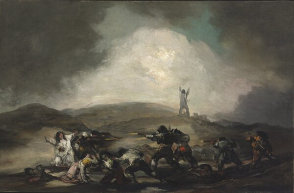 A Scene from the Spanish War of Independence - by Francisco Goya y Lucientes