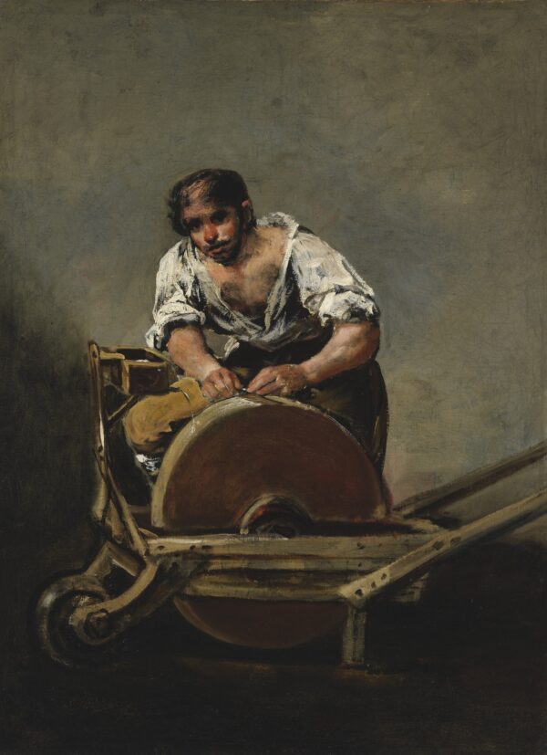 The Knife-Grinder ("El Afilador") - by Francisco Goya y Lucientes