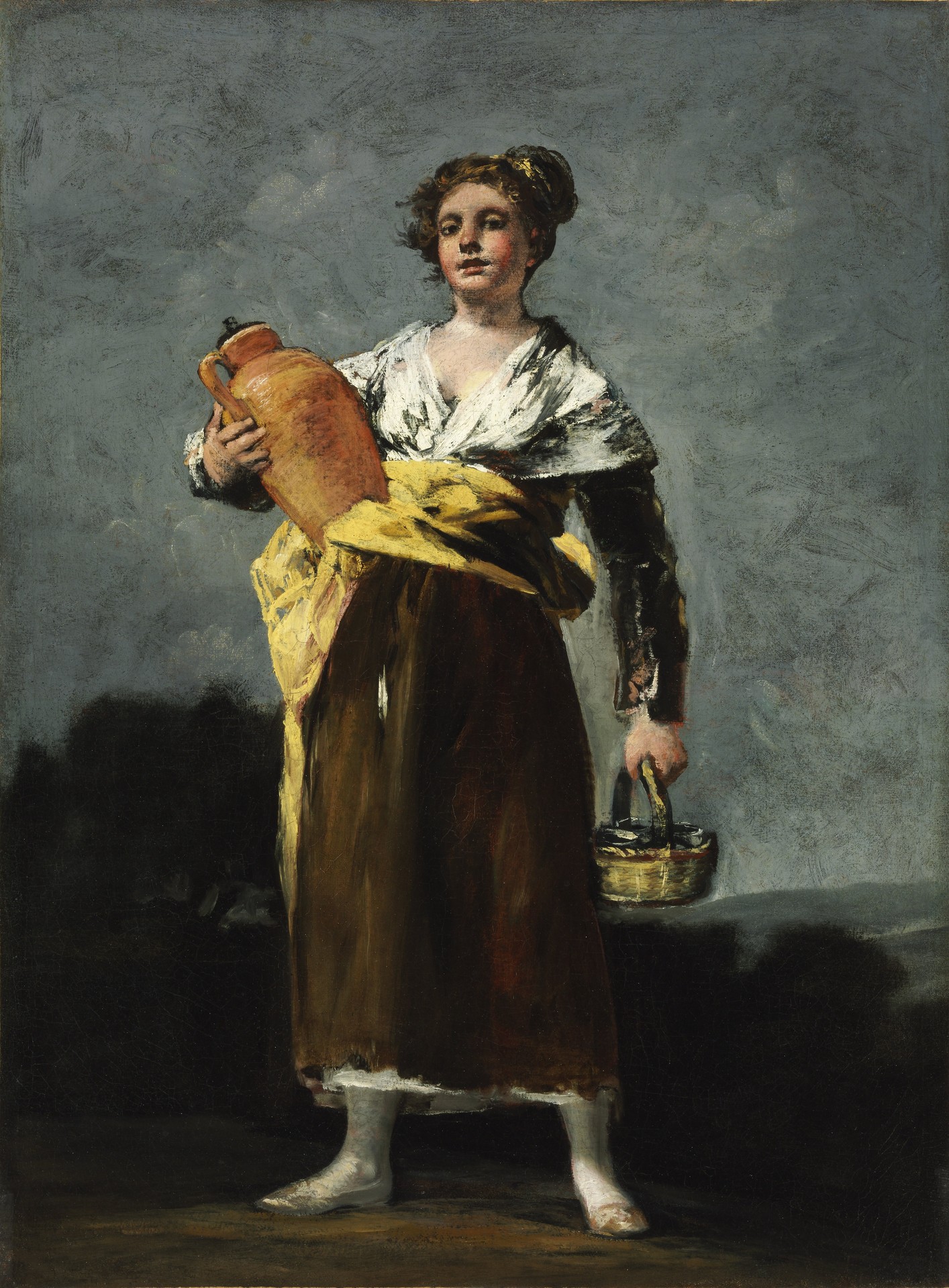 The Water Carrier ("La Aguadora") - by Francisco Goya y Lucientes