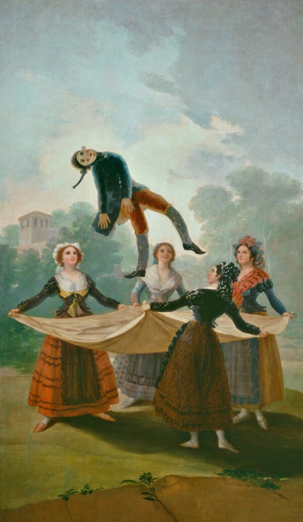 El pelele - by Francisco Goya y Lucientes
