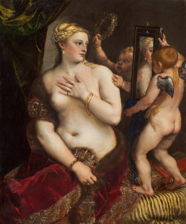 Venus with a Mirror - by Titian