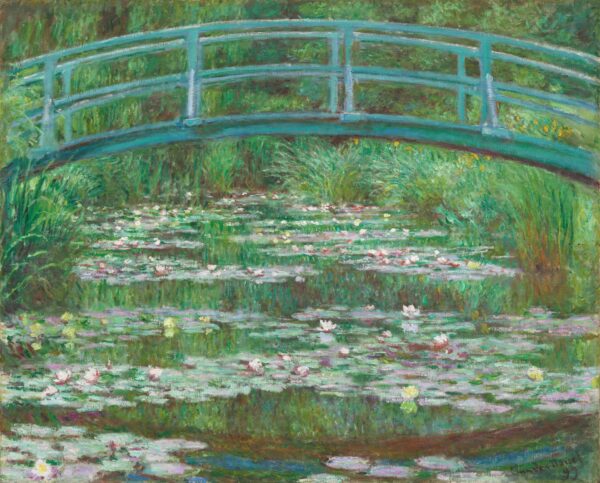 The Japanese Footbridge - by Claude Monet
