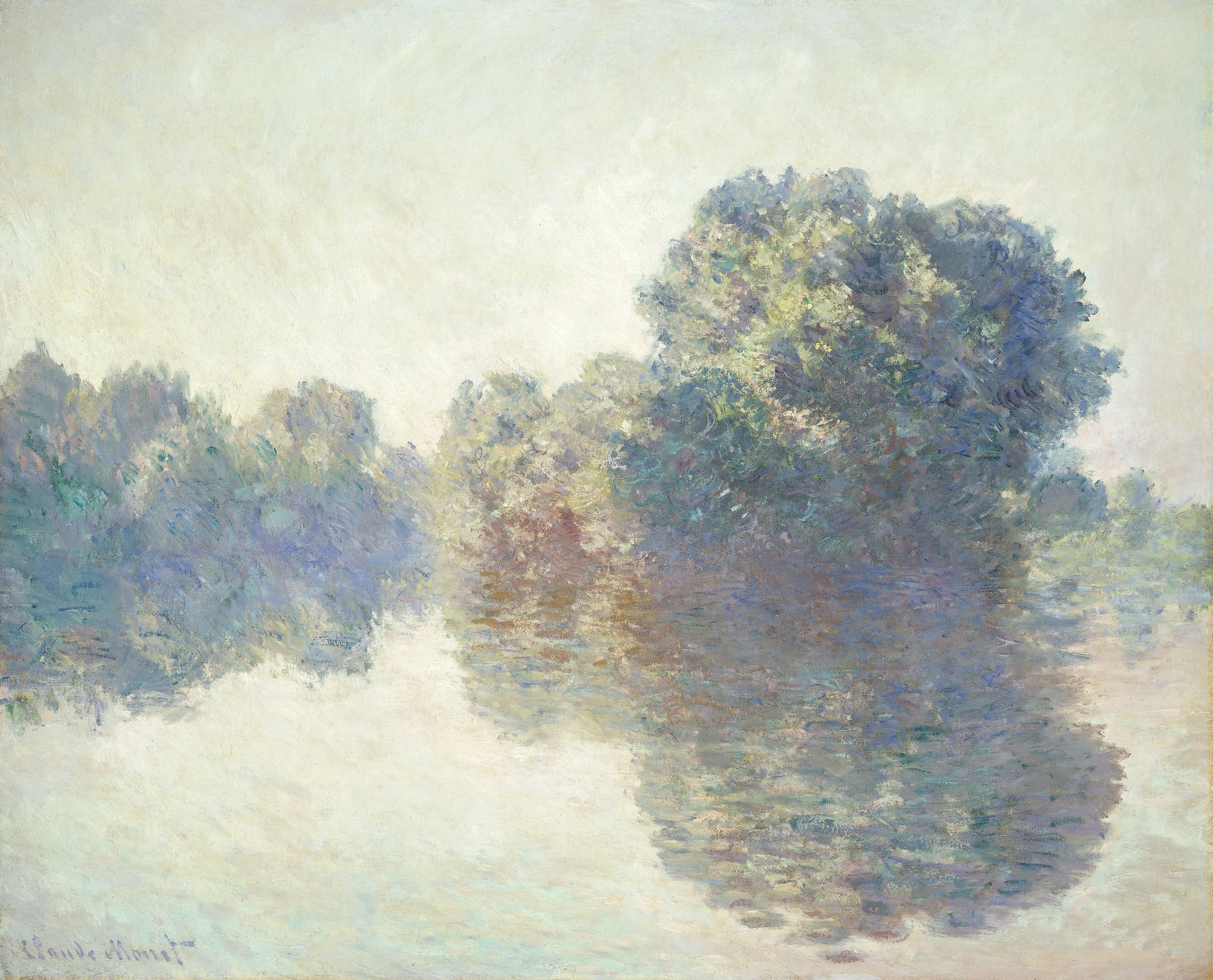 The Seine at Giverny - by Claude Monet