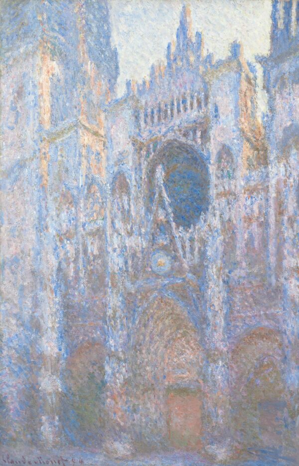 Rouen Cathedral, West Façade - by Claude Monet