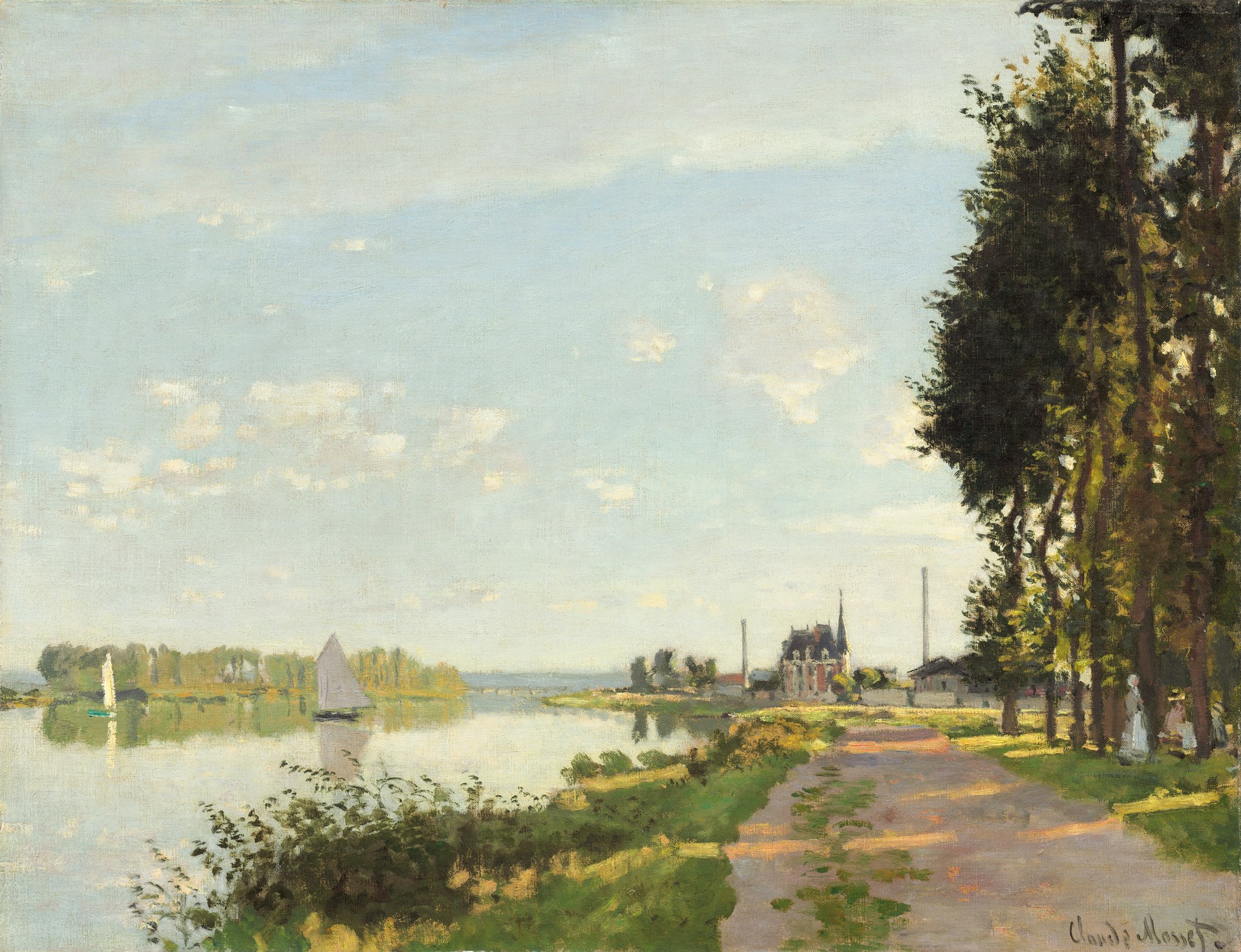 Argenteuil - by Claude Monet