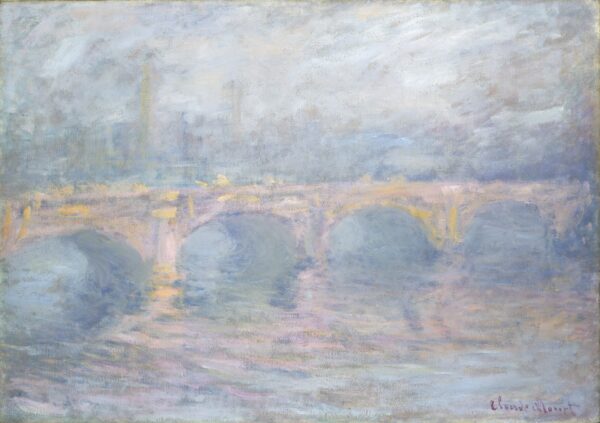 Waterloo Bridge, London, at Sunset - by Claude Monet