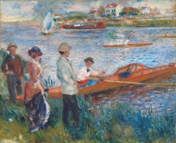 Oarsmen at Chatou - by Pierre-Auguste Renoir
