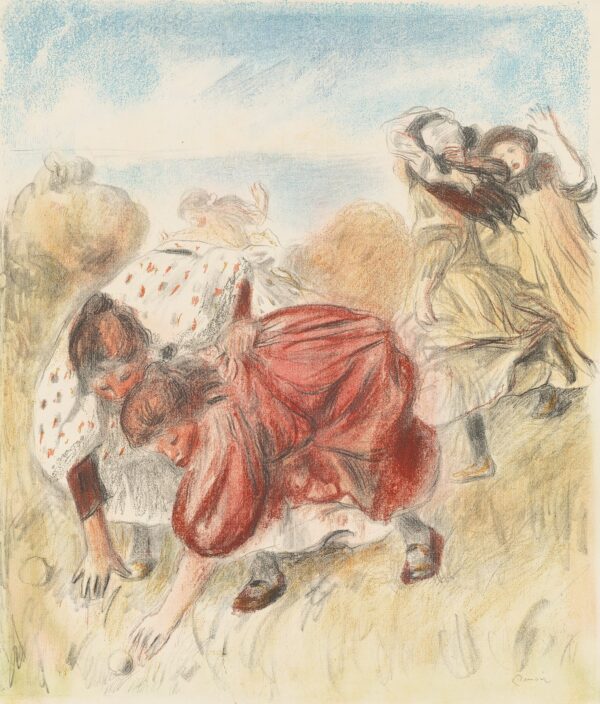 Children Playing Ball (Enfants Jouant à la Balle) - by Pierre-Auguste Renoir