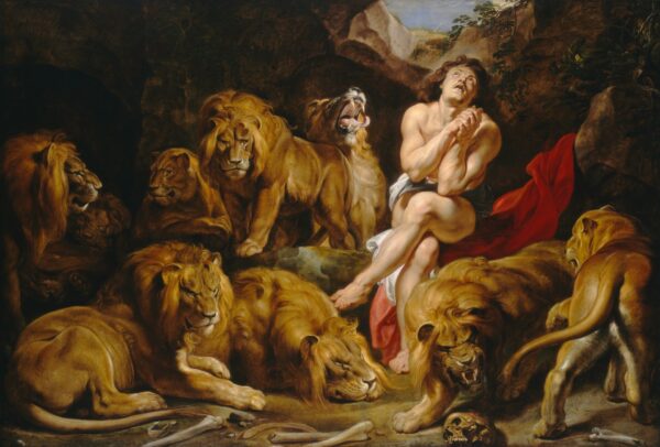 Daniel in the Lions' Den - by Peter Paul Rubens