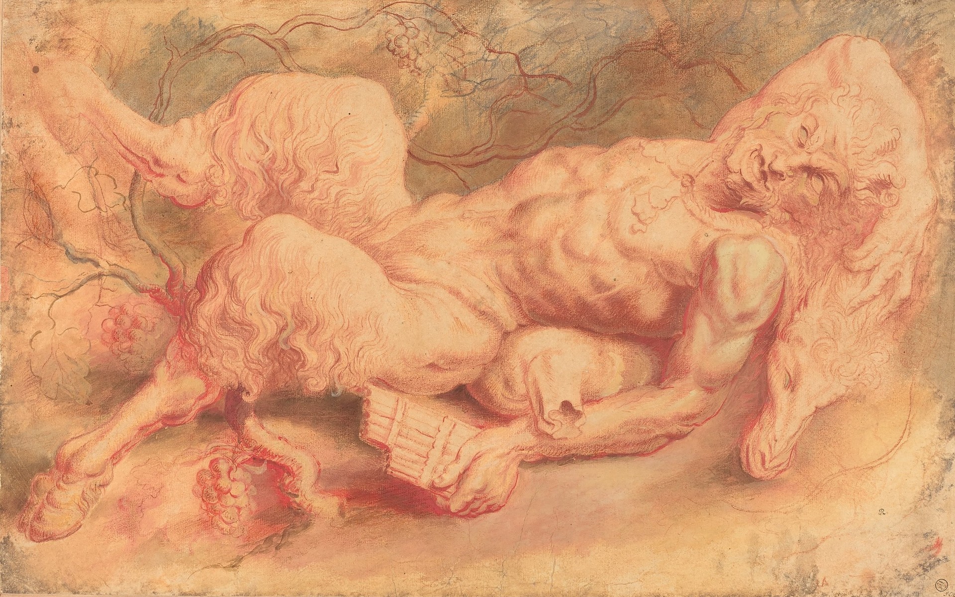 Pan Reclining - by Peter Paul Rubens