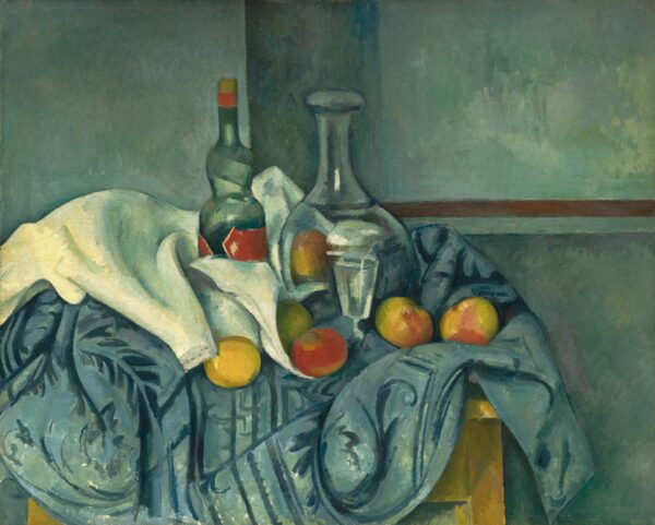 The Peppermint Bottle - by Paul Cézanne