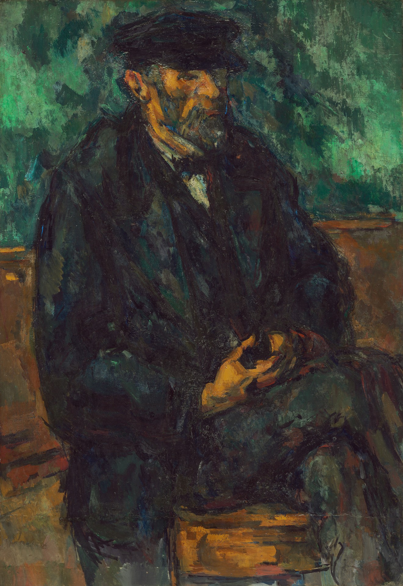 The Gardener Vallier - by Paul Cézanne
