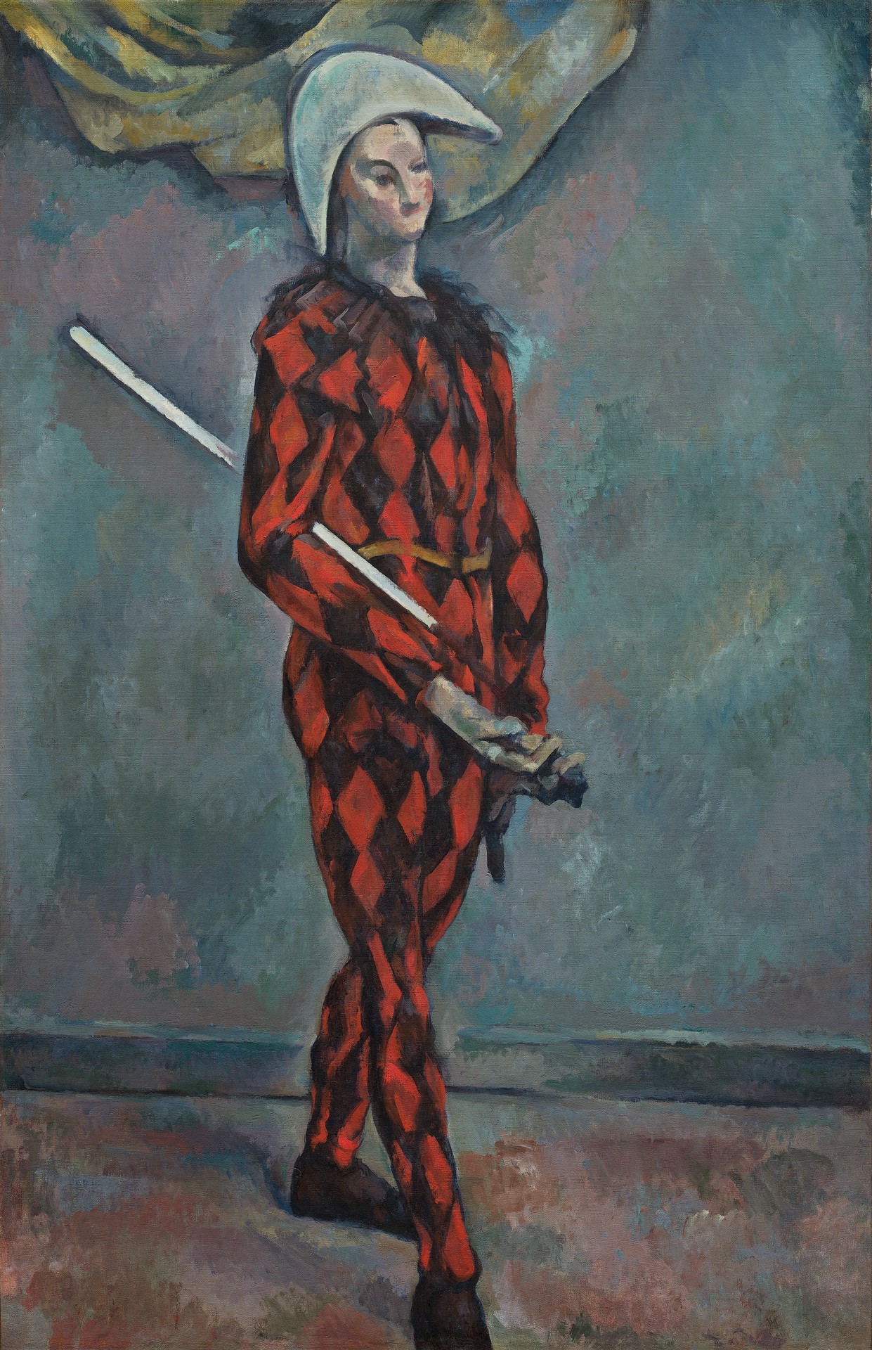 Harlequin - by Paul Cézanne