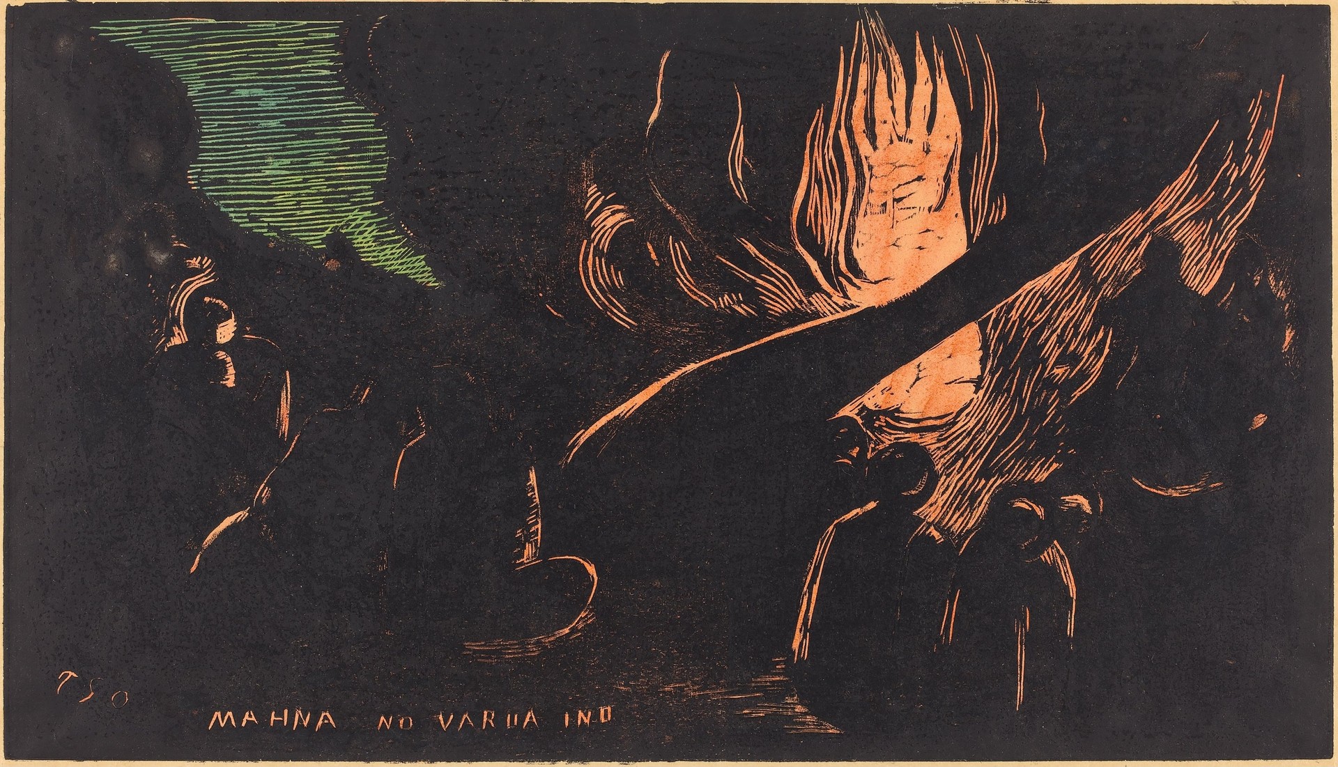 Mahna no Varua Ino (The Devil Speaks) - by Paul Gauguin