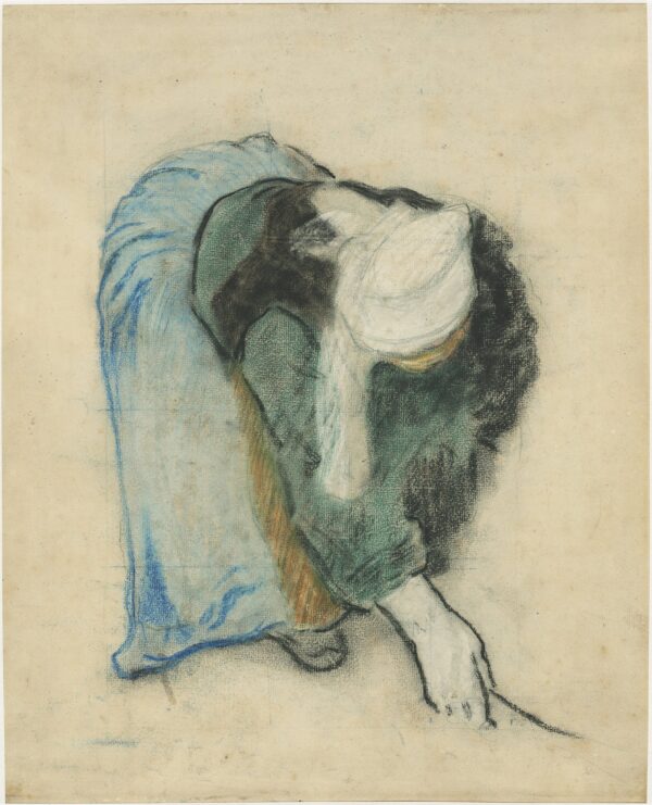 A Breton Gleaner - by Paul Gauguin