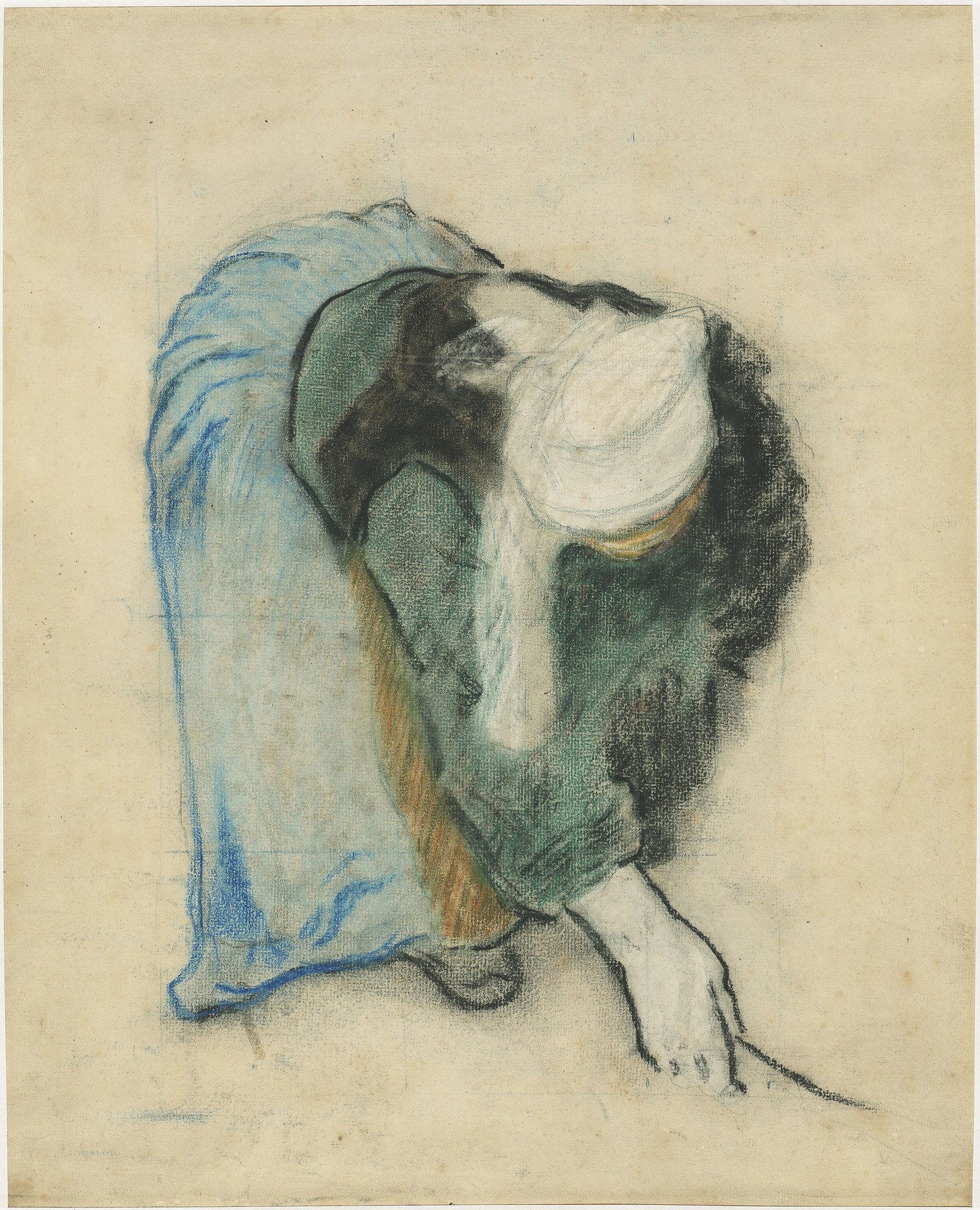 A Breton Gleaner - by Paul Gauguin