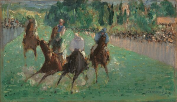 At the Races - by Édouard Manet
