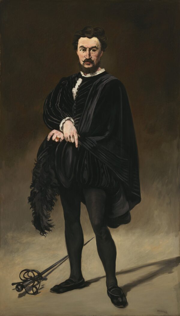 The Tragic Actor (Rouvière as Hamlet) - by Édouard Manet