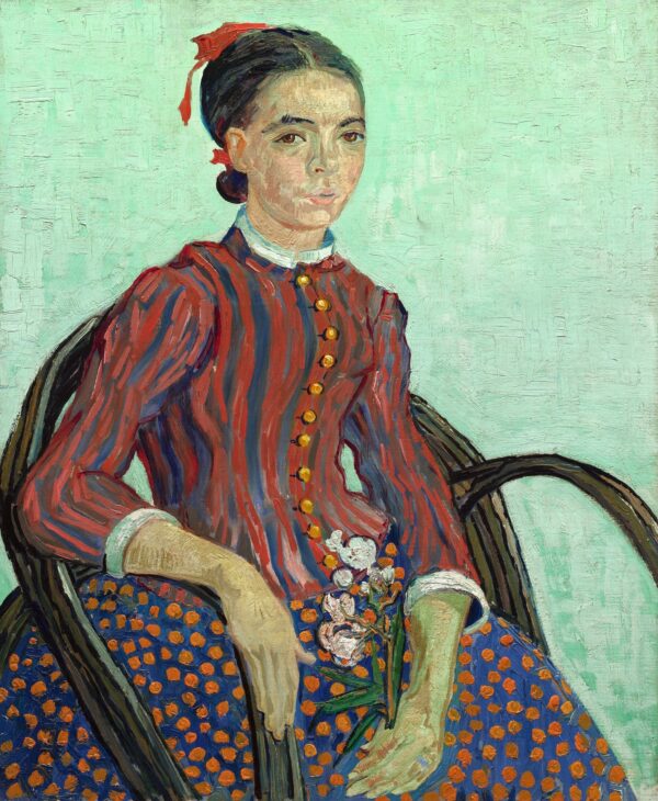 La Mousmé - by Vincent van Gogh