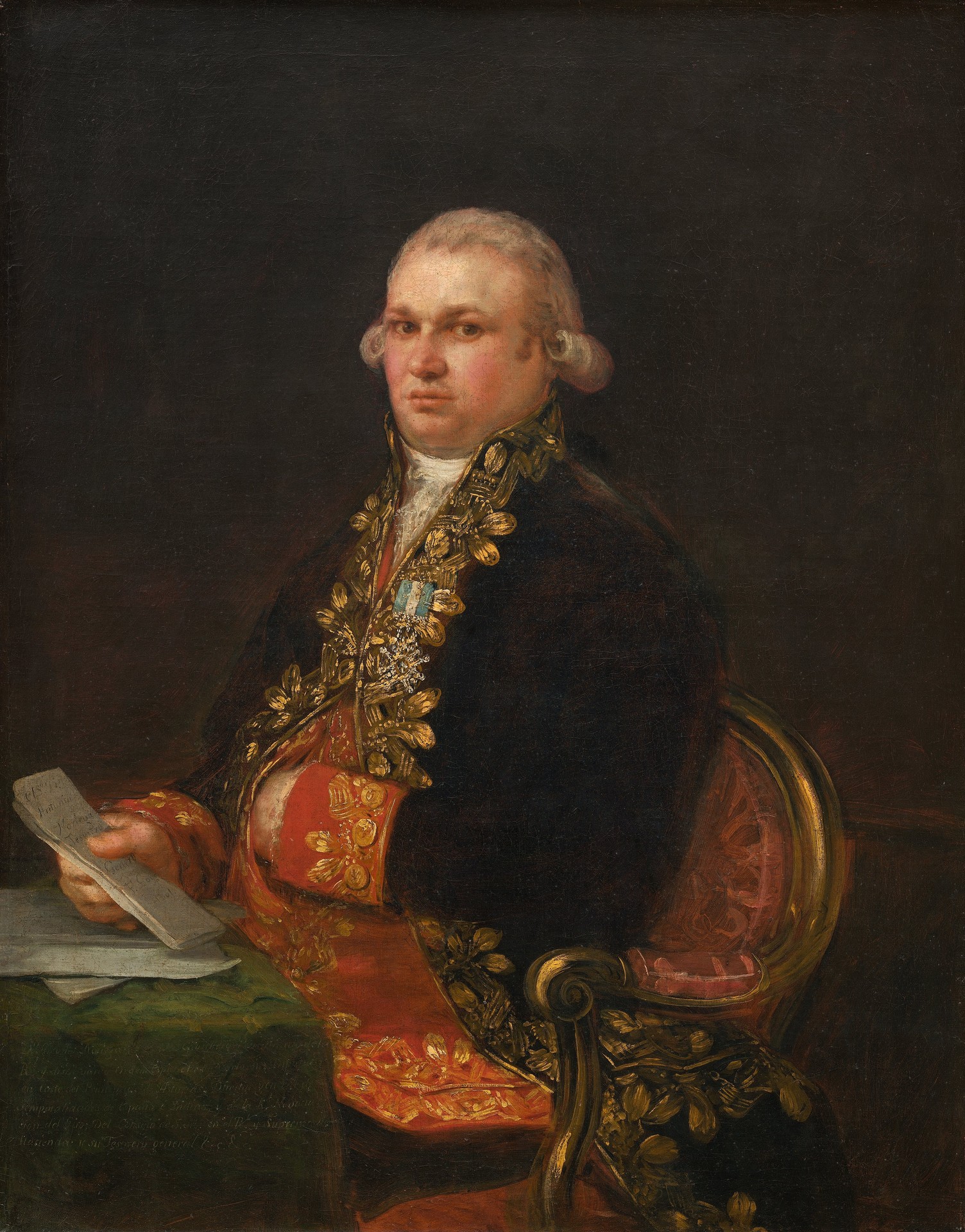 Don Antonio Noriega - by Francisco Goya y Lucientes