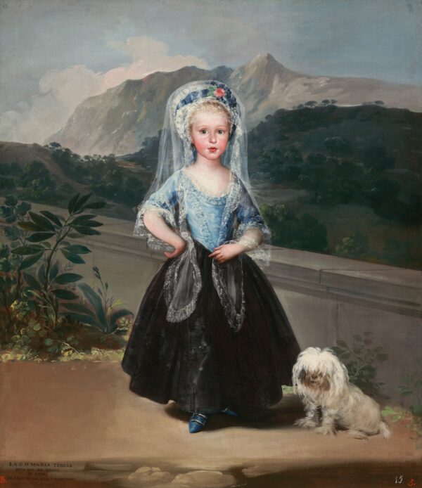 María Teresa de Borbón y Vallabriga, later Condesa de Chinchón - by Francisco Goya y Lucientes