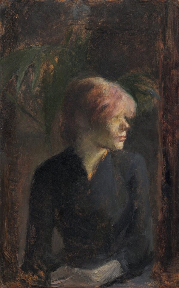 Carmen Gaudin - by Henri de Toulouse-Lautrec