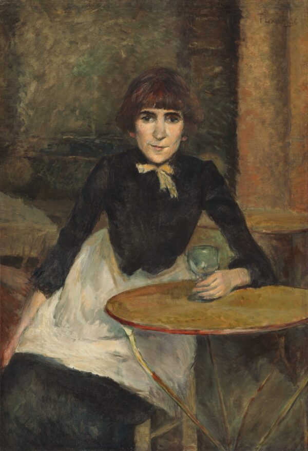 A la Bastille (Jeanne Wenz) - by Henri de Toulouse-Lautrec