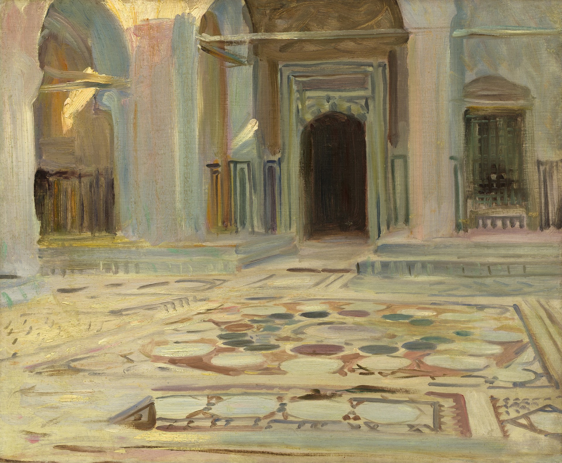 Pavement, Cairo - by John Singer Sargent
