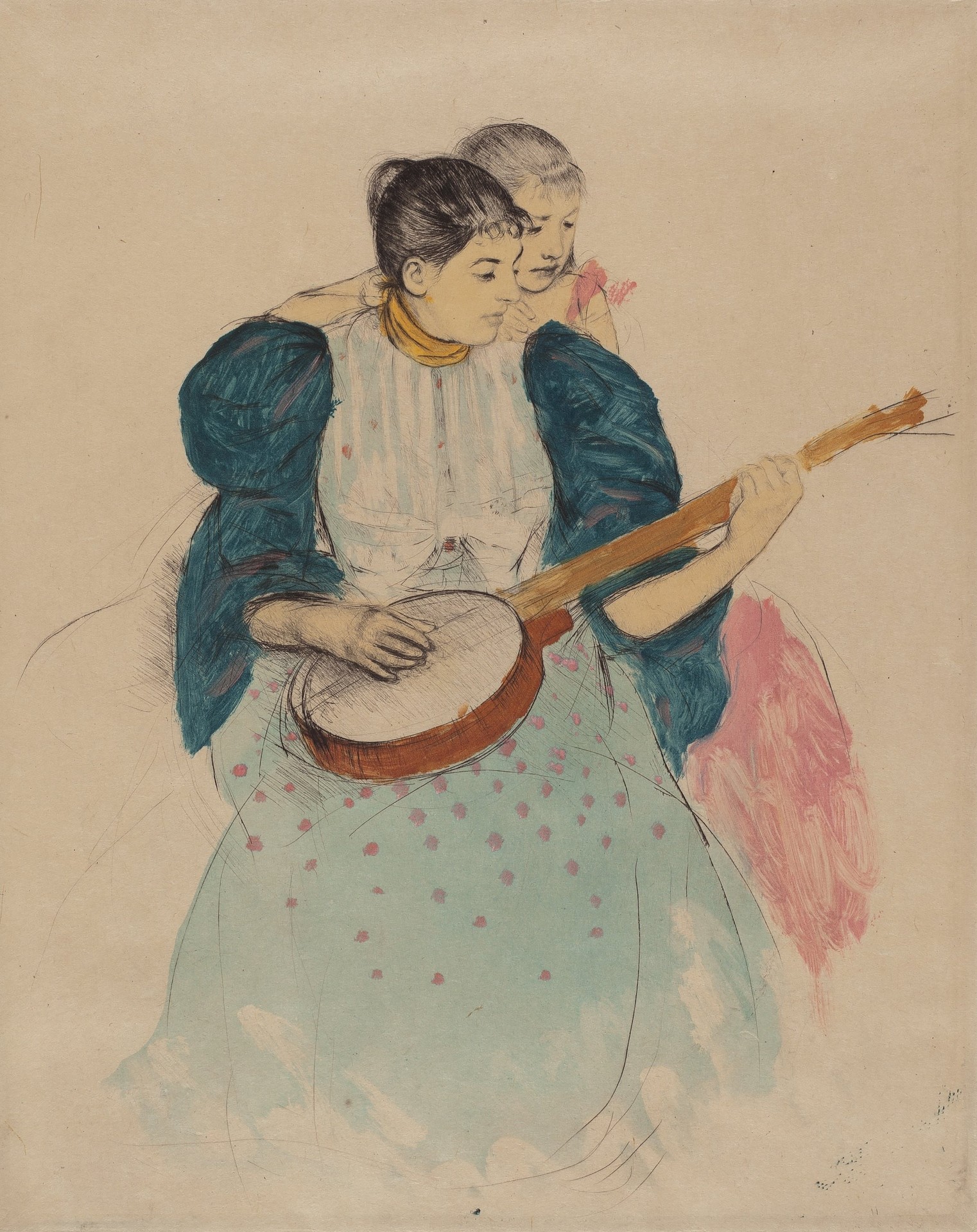 The Banjo Lesson - by Mary Cassatt