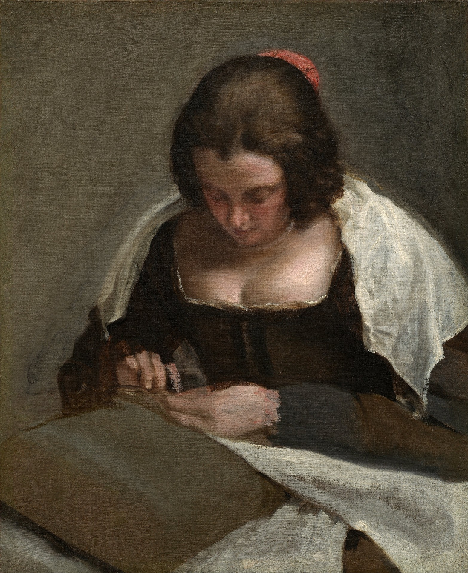 The Needlewoman - by Diego Velázquez