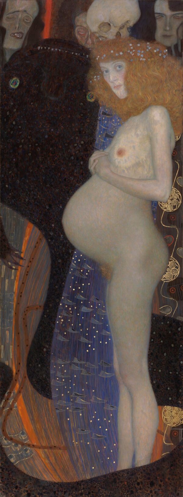 Hope I - by Gustav Klimt