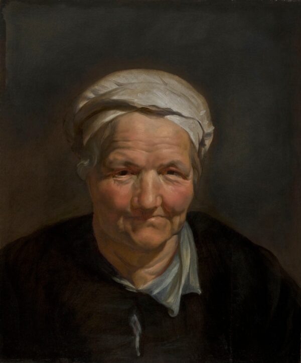Head of an Old Woman - by Peter Paul Rubens
