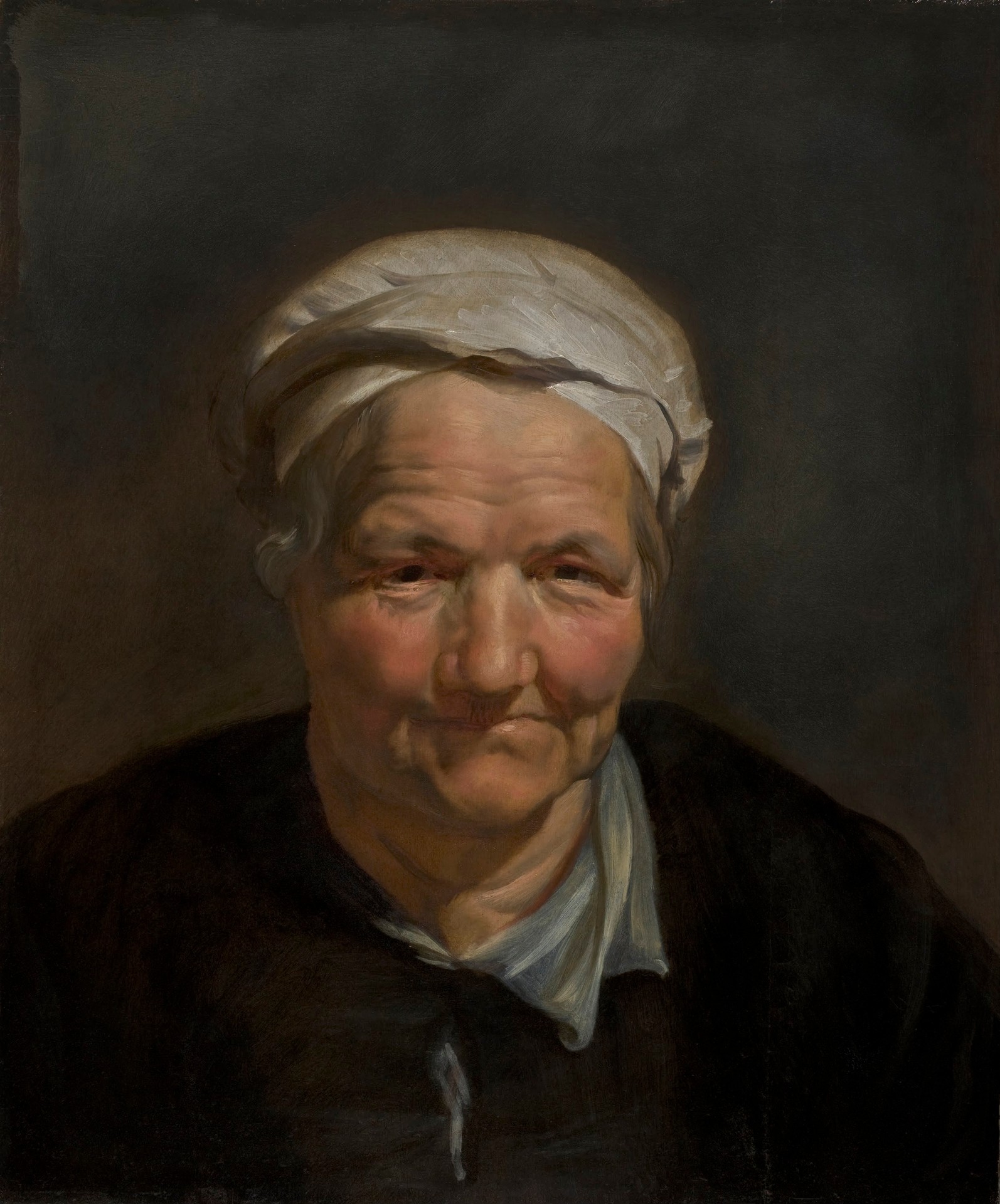 Head of an Old Woman - by Peter Paul Rubens