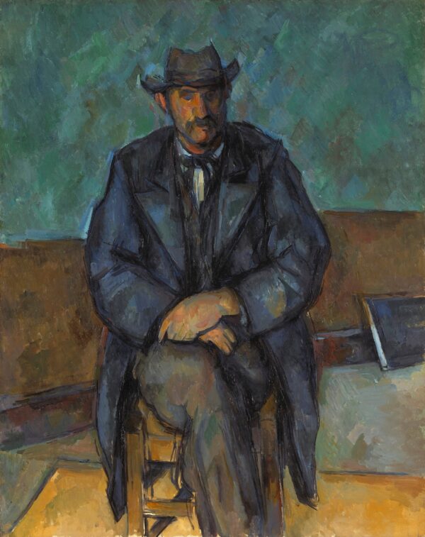 Portrait of a Peasant - by Paul Cézanne