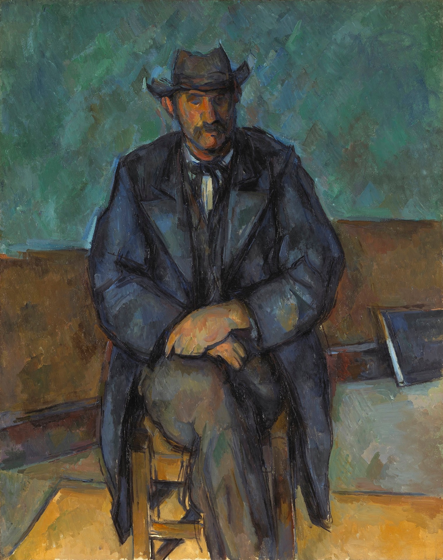 Portrait of a Peasant - by Paul Cézanne