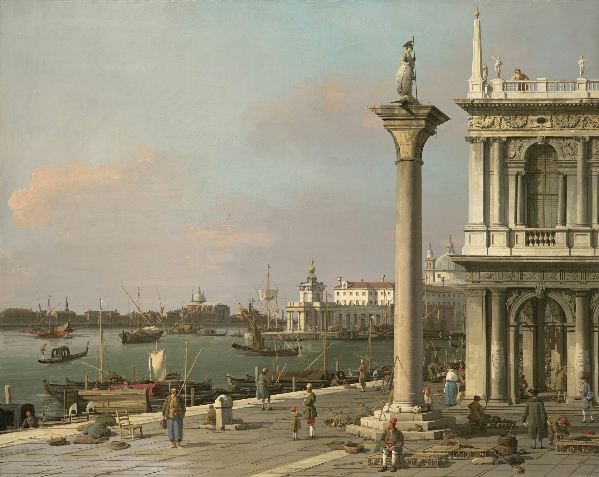 Bacino di S. Marco: From the Piazzetta - by Canaletto