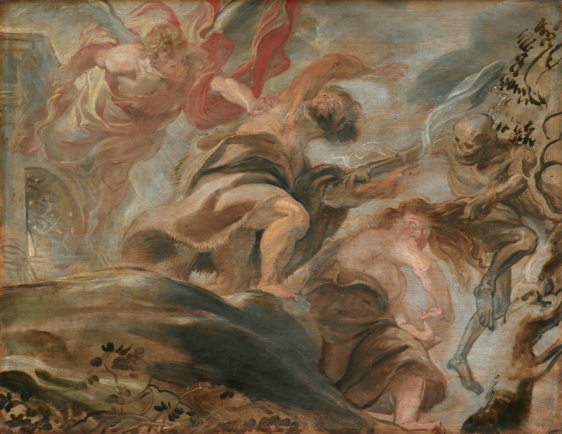 Expulsion from the Garden of Eden - Peter Paul Rubens