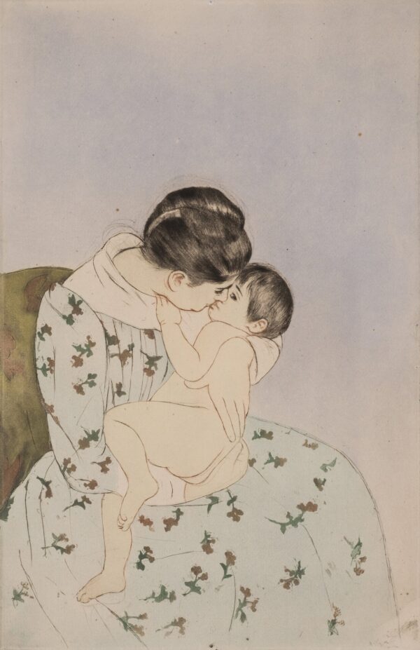 Mother’s Kiss - by Mary Cassatt
