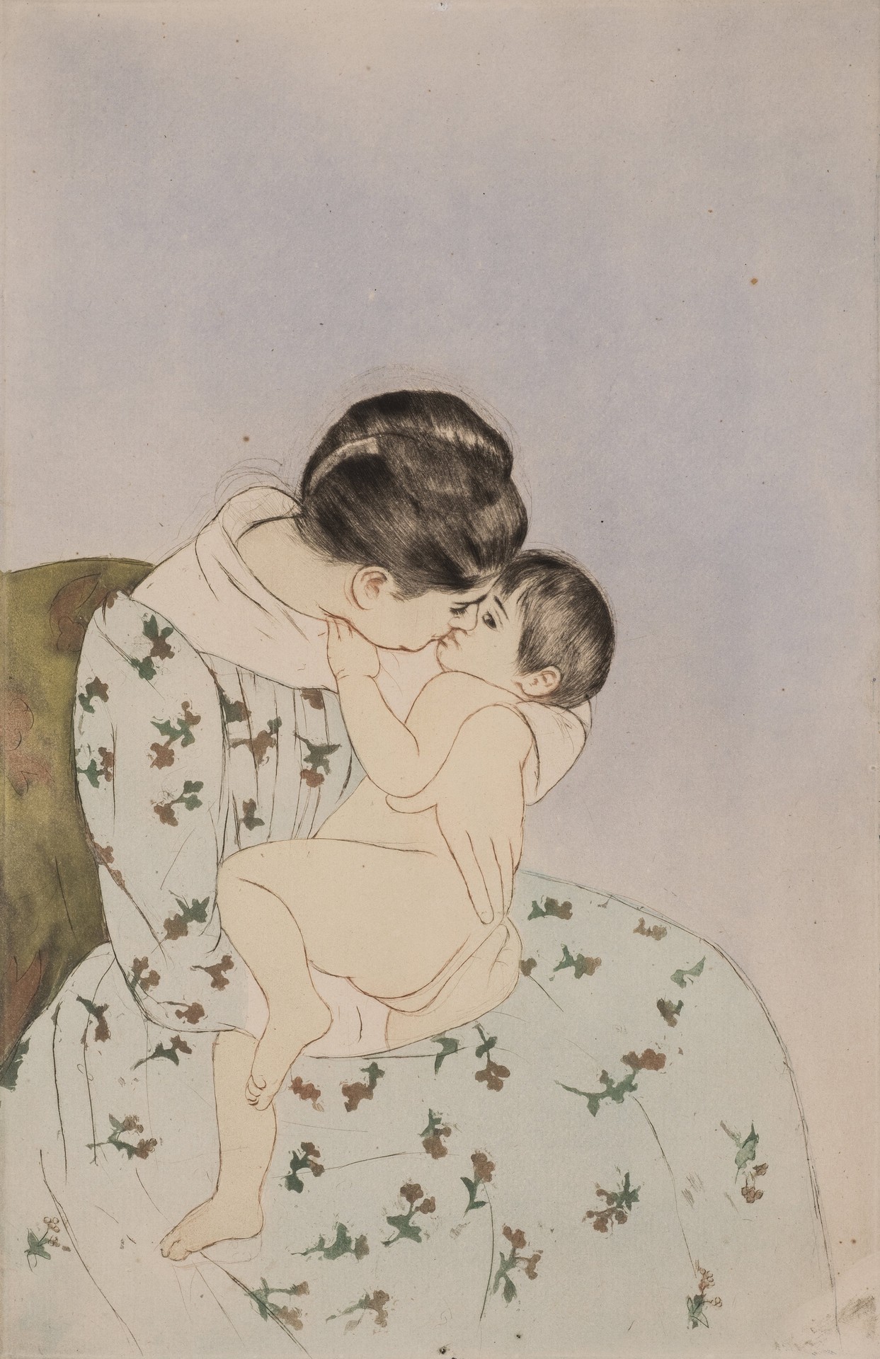 Mother’s Kiss - by Mary Cassatt