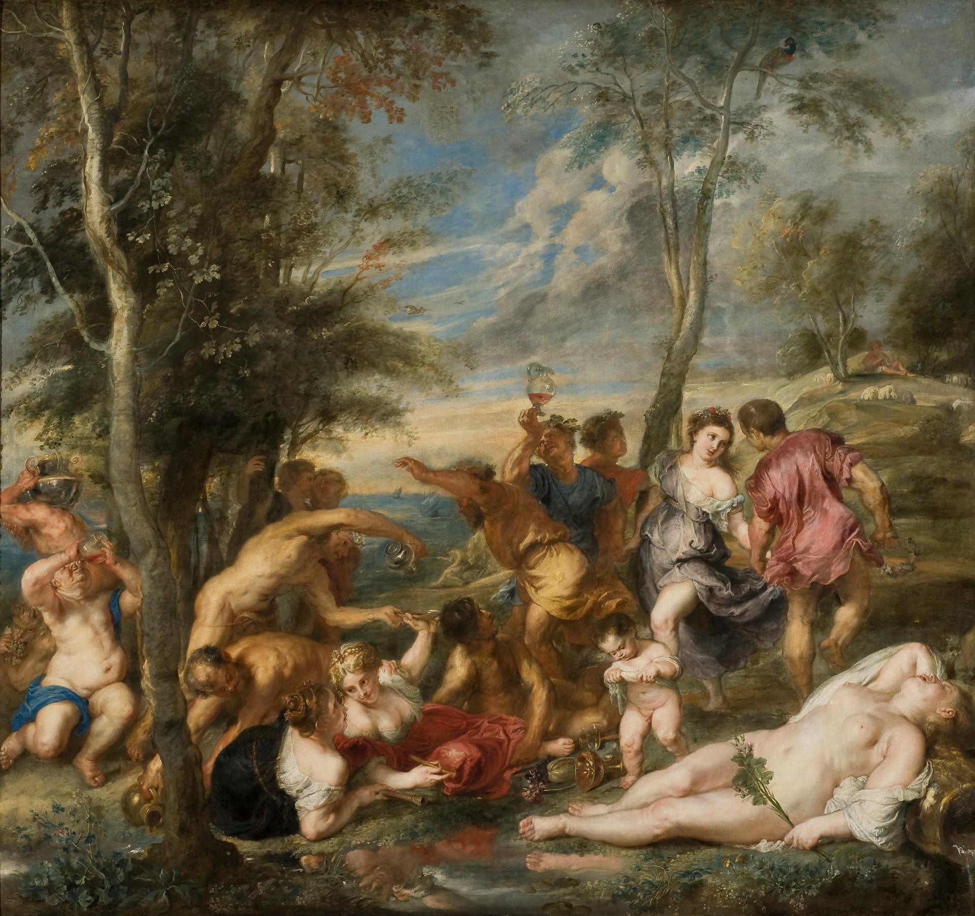 The Andrians - by Peter Paul Rubens