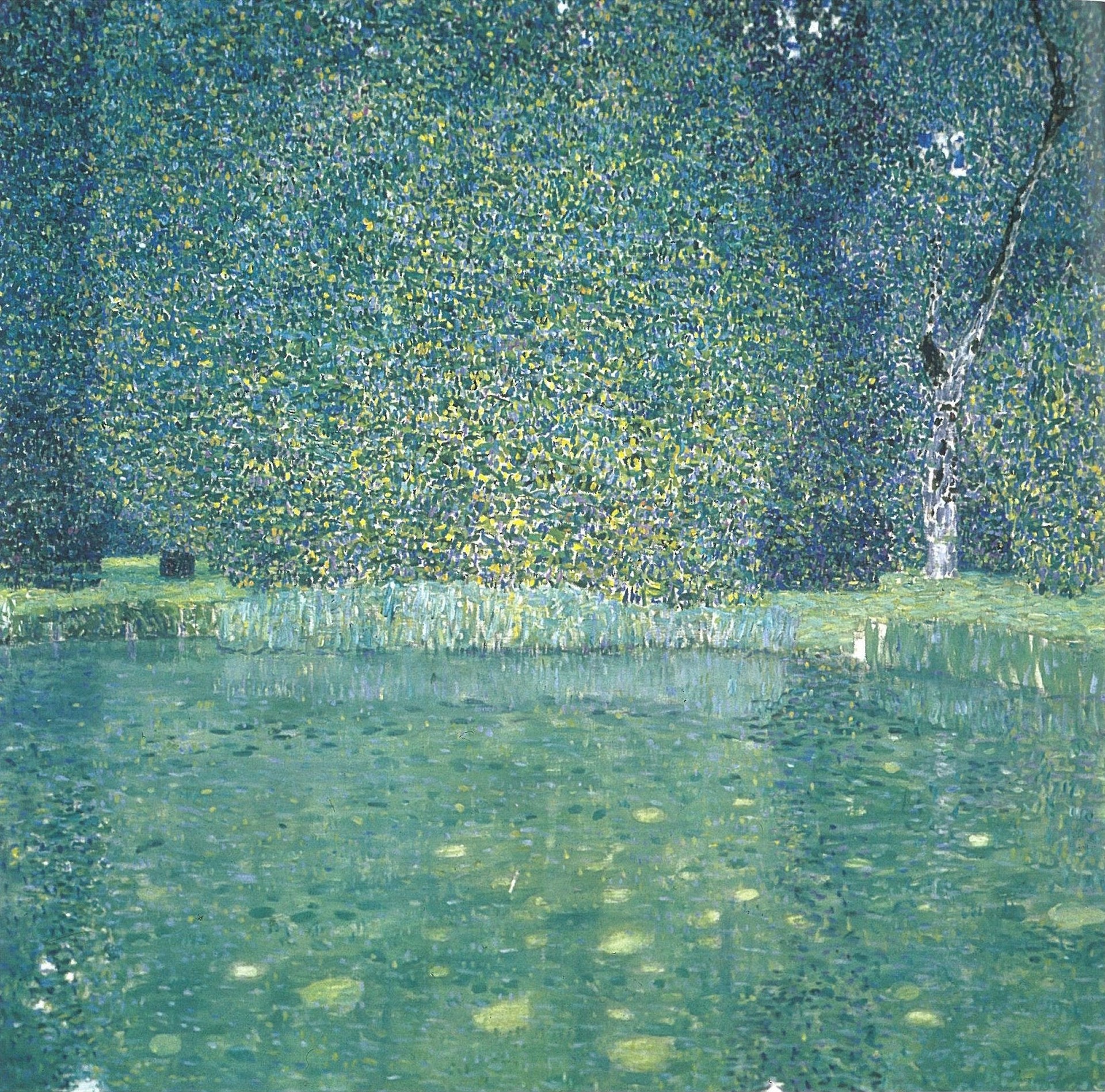 Park at Kammer Castle - by Gustav Klimt