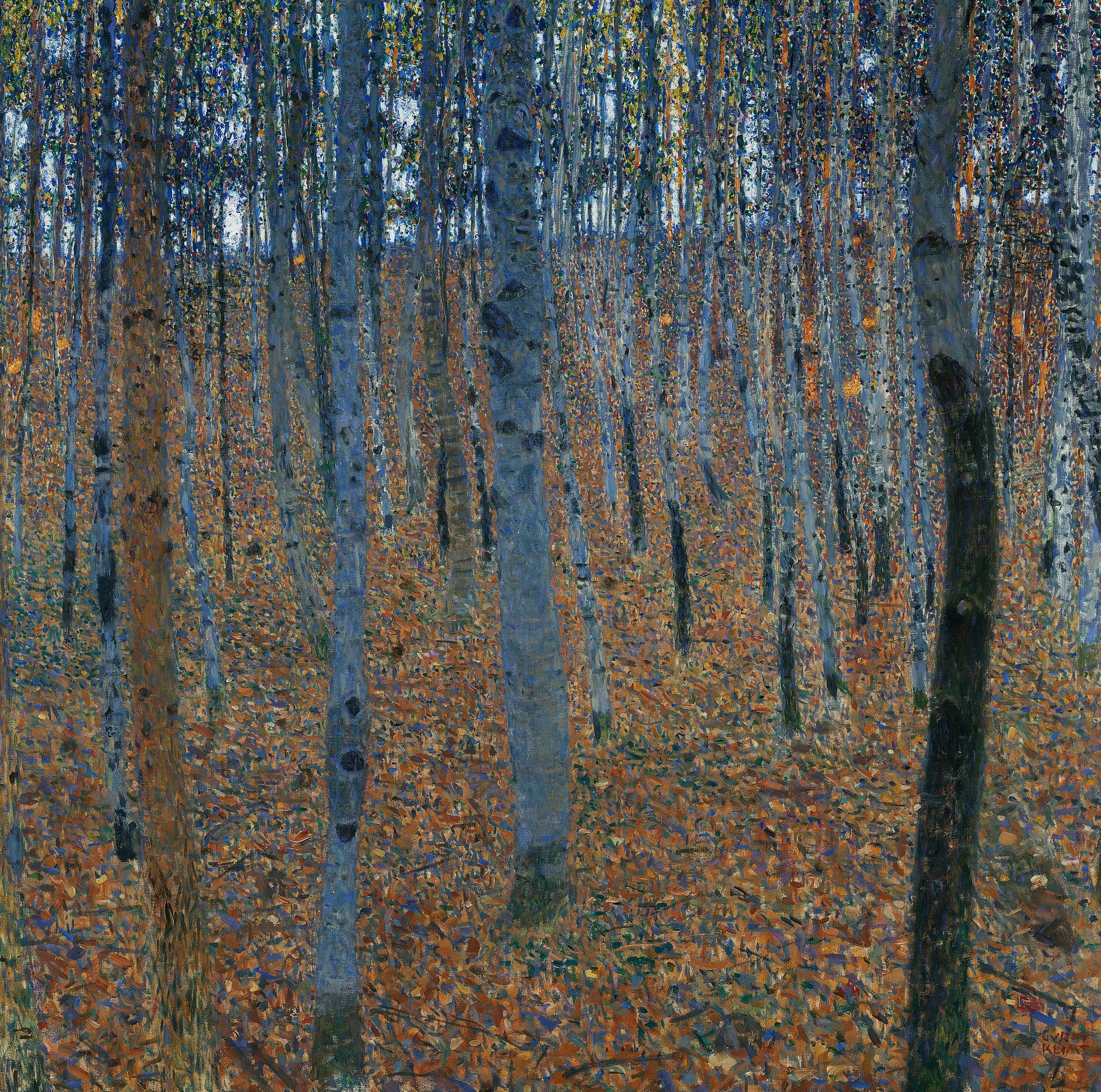 Beech Grove I - by Gustav Klimt