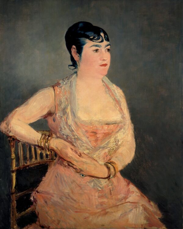 Lady in Pink - by Édouard Manet
