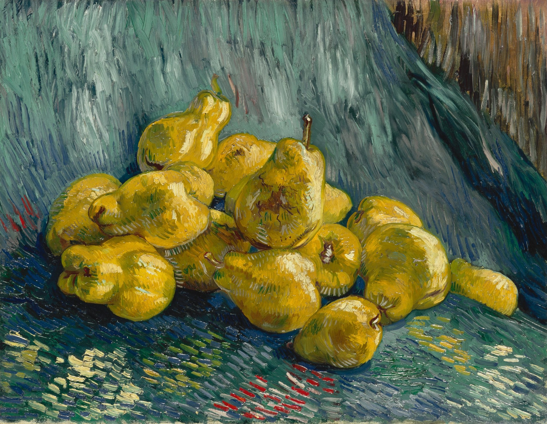 Still Life with Quinces - by Vincent van Gogh