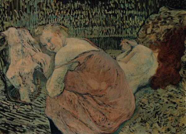 Two Friends - by Henri de Toulouse-Lautrec
